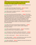 Portage Pathophysiology Module 4 Review 2024-2025 /Questions With Compete Solutions 