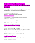 NIH Stroke Scale – All Test Groups A-F (patients 1-6) Answer key Updated Spring 2023