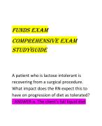 Funds Exam comprehensive Exam  studyguide
