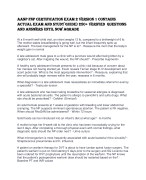 AANP FNP CERTIFICATION EXAM 2 VERSION 1 CONTAINS ACTUAL EXAM AND STUDY GUIDE) 250+ VERIFIED  QUESTIONS AND ANSWERS UNTIL NOW AGRADE