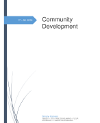 Community Development Verslag 