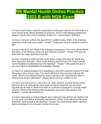 RN Mental Health Online Practice 2023 B with NGN Exam 