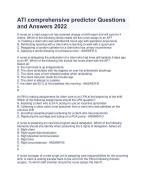 ATI comprehensive predictor Questions and Answers 2022