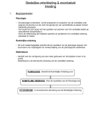 Samenvatting stedelijke ontwikkeling & woonbeleid