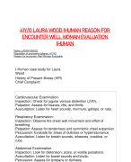41Y/O LAURA WOOD IHUMAN REASON FOR  ENCOUNTER WELL WOMAN EVALUATION  IHUMAN