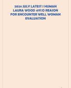 2024 JULY LATEST I HUMAN  LAURA WOOD 41Y/O REASON FOR ENCOUNTER WELL WOMAN  EVALUATION