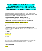 NR 228 EXAM 1 LATEST 2024 WITH ALL 100  QUESTIONS AND CORRECT ANSWERS (100% CORRECT ANSWERS) NR 228  NUTRITION ATI PREP EXAM (NEW!!)