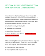 HESI EXAM 5HESI MED SURG REAL EXIT EXAM WITH NGN UPDATED LATEST SOLUTIONS