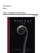 Test Bank - Biology, 7th Edition (Campbell, 2005)