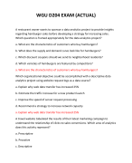 WGU D204 EXAM (ACTUAL) 2024 QUESTIONS AND ANSWERS