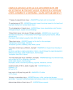 CBIS EXAM 2024 ACTUAL EXAM COMPLETE 200  QUESTIONS WITH DETAILED VERIFIED ANSWERS  (100% CORRECT ANSWERS) / ALREADY GRADED A+