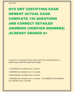 Pharmacology Proctor Retake ACTUAL  EXAM NEWEST ACTUAL EXAM COMPLETE  QUESTIONS AND CORRECT DETAILED  ANSWERS (VERIFIED ANSWERS)  |ALREADY GRADED A+ Treatment for TB - ✔✔✔ANSWER-✔✔✔Treatment of these four  antibiotics can completely cure the disease: 1. ISONIAZID 2. RIFAMPICIN 3. PYRAZINAMIDE 4. ETHAMBUTOL Tuberculosis testing - ✔✔✔ANSWER-✔✔✔TB Skin Testing (Manotoux  PPD skin test) or Blood Test