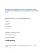 NCC EFM CERTIFICATION FINAL EXAM COMPLETE QUESTIONS WITH VERIFIED  ANSWERS CURRENTLY TESTING VERSIONS AND SOLUTIONS GRADED A+ NEWEST  EXAM!! 