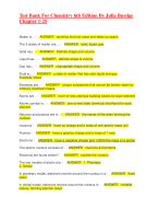 Test Bank For Chemistry 6th Edition By Julia Burdge Chapter 2