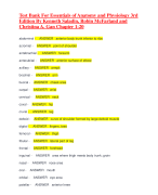 Test Bank For Essentials of Anatomy and Physiology 3rd Edition By Kenneth Saladi1