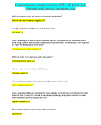 APEA 3P Comprehensive Exam Questions and Answers 2024