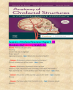 Anatomy of Orofacial Structures Chapter 2 /38 Questions And Answers Graded (A+) 