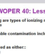 HAZWOPER 40: Lesson 6 Quiz (with 100% verified Answers) / 2024