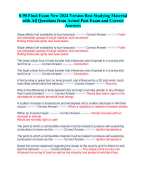 S-90 Final Exam New 2024 Version Best Studying Material  with All Questions from Actual Past Exam and Correct Answers