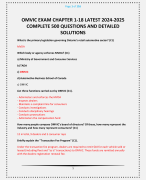 OMVIC EXAM CHAPTER 1-18 LATEST 2024-2025 COMPLETE 500 QUESTIONS AND DETAILED SOLUTIONS