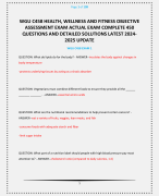 ARMY AEROMEDICAL EXAM 1, 2 & STUDY GUIDE ACTUAL EXAM COMPLETE 400 QUESTIONS WITH CORRECT SOLUTIONS