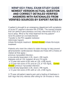 NRNP 6531 FINAL EXAM STUDY GUIDE  NEWEST VERSION ACTUAL QUESTION  AND CORRECT DETAILED VERIFIED  ANSWERS WITH RATIONALES FROM  VERIFIED SOURCES BY EXPERT RATED A+
