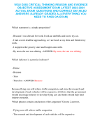 BIOCHEM MODULE 2 REAL Exam Question And Correct Detailed Answers LatestUpdates 2024-2025