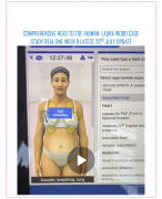 COMPREHENSIVE HEAD TO TOE IHUMAN  LAURA WOOD CASE STUDY REAL ONE WEEK 9 LATEST 23RD JULY UPDATE