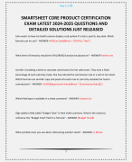 WGU C784 APPLIED HEALTHCARE STATISTICS OA EXAM LATEST 2024-2025 ACTUAL EXAM 1, 2 & 3 QUESTIONS AND ANSWERS