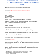 NR 222 EXAM 1 HEALTH AND WELLNESS CHAMBERLAIN UNIVERSITY 2024 EXAM QUESTIONS AND ANSWERS WITH A PRACTICE EXAM TEST BANK ANDA STUDY GUIDE LATEST UPDATE