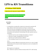 ATI PN COMPREHENSIVE PREDICTOR 2024 REAL EXAM 180 Questions And Answers.