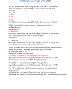 WGU D115 OA ADVANCED PATHOPHYSIOLOGY EXAM 2024 EXAM QUESTIONS WITH DETAILED ANSWERS WITH RATIONALES LATEST UPDATED