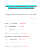 LSAT Logical Reasoning