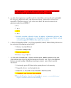 Barkley REVIEW-Exam Best exam Solution Questions and Answers Correctly Tested and Verified with 100% RATING