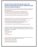 HESI PN EXIT REAL EXAM  2024-2025 LATEST  VERSION 140 QUESTIONS AND CORRECT ANSWERS WITH 80%  PASS RATE//ALREADY GRADED A+