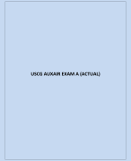 USCG AUXAIR EXAM A (ACTUAL) 2024 QUESTIONSA ND ANSWERS