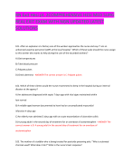 RN Exit Hesi pt. 2COMPREHENSIVE HESI MED SURG  REAL EXIT EXAM WITH NGN UPDATED LATEST  SOLUTIONS 101. After an explosion at a factory one of the workers approaches the nurse and says 