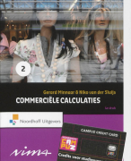 Samenvatting Commerciële calculaties 2