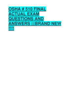 OSHA # 510 FINAL  ACTUAL EXAM  QUESTIONS AND  ANSWERS |||BRAND NEW  !!!!