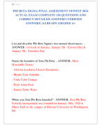 PHI BETA SIGMA FINAL ASSESSMENT NEWEST 2024  ACTUAL EXAM COMPLETE 120 QUESTIONS AND  CORRECT DETAILED ANSWERS (VERIFIED  ANSWERS) |ALREADY GRADED A+