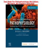 Test Bank For Pathophysiology 9th Edition McCance ,All Chapters 2024/2025