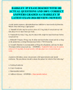 BARKLEY 3P EXAM 2024/2025 WITH 100  ACTUAL QUESTIONS AND 100% CORRECT  ANSWERS GRADED A+/ BARKLEY 3P  LATEST EXAM 2024 REVIEW (NEWEST)