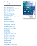 Test bank for medical surgical nursing 10th edition by lewis bucher heitkemper harding kwong roberts chapter