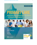 Test Bank For Primary Care Art And Science Of Advanced Practice Nursing – An Interprofessional Approach 5th Edition Dunphy