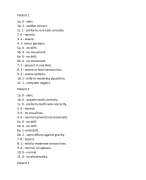NIHSS Group C - Patients 1-6