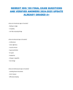 NEWEST IDIS 199 FINAL EXAM QUESTIONS  AND VERIFIED ANSWERS 2024-2025 UPDATE  ALREADY GRADED A+ 