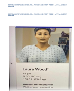 I-HUMAN COMPREHENSIVE LAURA WOOD CASE STUDY WEEK 9 ACTUAL LATEST UPDATE