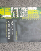Samenvatting management van organisaties