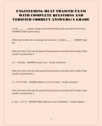 PHYSICS FOR ENGINEERS STUDY  GUIDE EXAM WITH QUESTIONS  AND VERIFIED CORRECT  ANSWES/PHYSICS FOR  ENGINEERS SUPPLEMENTARY  PROBLEMS/ A GRADE PHY01 RIZAL TECHNOLOGICAL  UNIVERSITY (RTU)