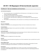 Begrippen & Kenmerkende Aspecten H5 en H6 Geschiedenis